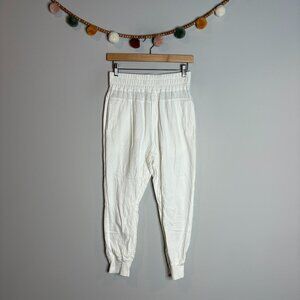 Young Fabulous & Broke white harem jogger sweatpants